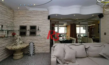 Apartamento à venda, 118 m² por R$ 1.580.000,00 - Boqueirão - Santos/SP