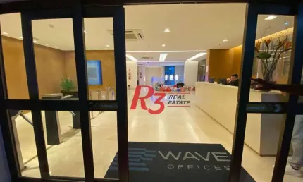 Sala, 43 m² - venda por R$ 261.000,00 ou aluguel por R$ 2.500,00/mês - Valongo - Santos/SP