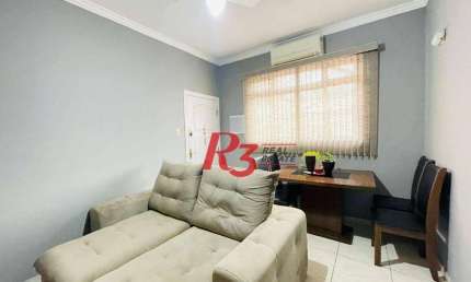 Apartamento com 2 dormitórios à venda, 62 m² por R$ 490.000,00 - Gonzaga - Santos/SP