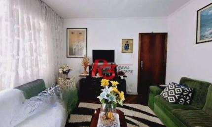 Apartamento com 3 dormitórios à venda, 96 m² por R$ 479.000,00 - Vila Belmiro - Santos/SP
