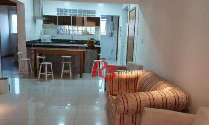 Apartamento, 141 m² - venda por R$ 2.330.000,00 ou aluguel por R$ 16.000,00/mês - Aparecida - Santos/SP