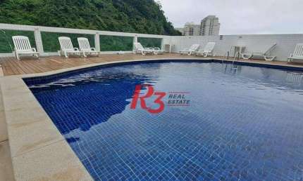 Apartamento com 2 dormitórios, 68 m² - venda por R$ 584.000,00 ou aluguel por R$ 4.200,00/mês - Marapé - Santos/SP