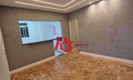 Apartamento com 3 dormitórios, 90 m² - venda por R$ 500.000,00 ou aluguel por R$ 3.800,00/mês - Embaré - Santos/SP