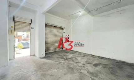 Loja para alugar, 72 m² por R$ 4.200,02/mês - Boqueirão - Santos/SP