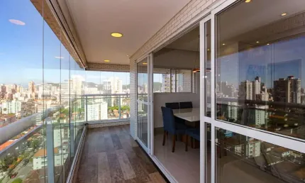 Apartamento com 3 quartos à venda, 96 m² por R$ 1.290.000 - Boqueirão - Santos/SP