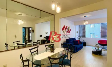 Apartamento à venda, 57 m² por r$ 460.000,00 - josé menino - santos/sp