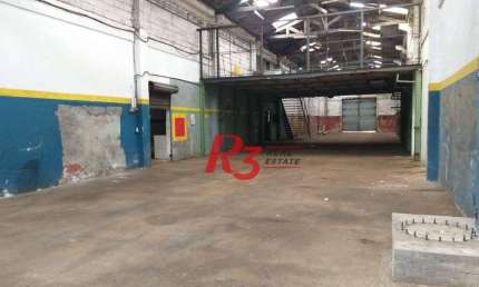 Galpão, 640 m² - venda por R$ 2.130.000,00 ou aluguel por R$ 17.000,00/mês - Chico de Paula - Santos/SP