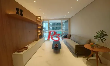 Apartamento com 3 dormitórios à venda, 160 m² por r$ 1.890.000,00 - pompéia - santos/sp