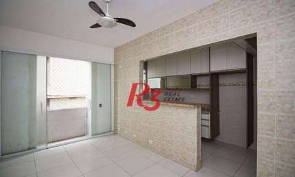 Apartamento com 2 dormitórios, 89 m² - venda por R$ 510.000,00 ou aluguel por R$ 3.200,00/mês - Boqueirão - Santos/SP