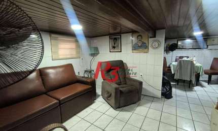 Sobrado com 4 dormitórios à venda, 130 m² por R$ 586.000,00 - Campo Grande - Santos/SP