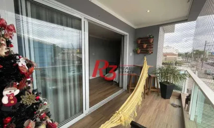 Casa com 3 dormitórios à venda, 117 m² por R$ 950.000,00 - Estuário - Santos/SP