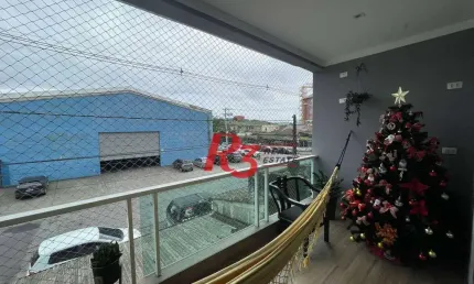 Casa com 3 dormitórios à venda, 117 m² por R$ 950.000,00 - Estuário - Santos/SP