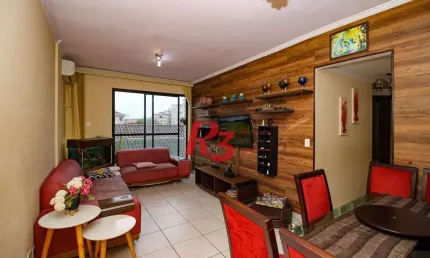 Apartamento à venda, 82 m² por r$ 620.000,00 - embaré - santos/sp