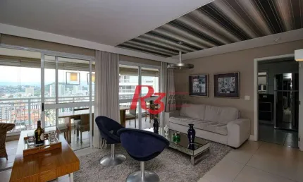 Apartamento com 2 dormitórios à venda, 131 m² por R$ 1.950.000,00 - Gonzaga - Santos/SP