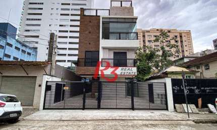 Sobrado com 2 dormitórios, 98 m² - venda por R$ 650.000,00 ou aluguel por R$ 5.000,00/mês - Marapé - Santos/SP