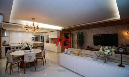 EXECLENTE APARTAMENTO NA APARECIDA, ÓTIMA LOCALIZAÇÃO, DIFERENCIADO COM DOUBLE SUÍTE NO QUARTO CASAL, VARANDA E PLANEJADOS