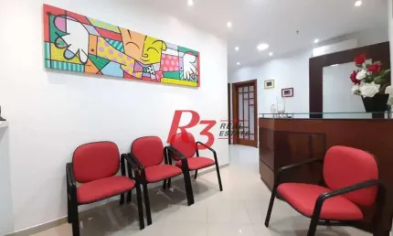 Sala comercial à venda na Avenida Almirante Cochrane, 194, Aparecida, Santos