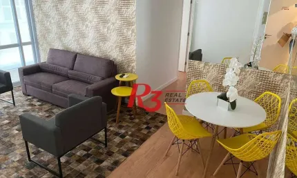 Apartamento à venda, 80 m² por r$ 1.100.000,00 - gonzaga - santos/sp