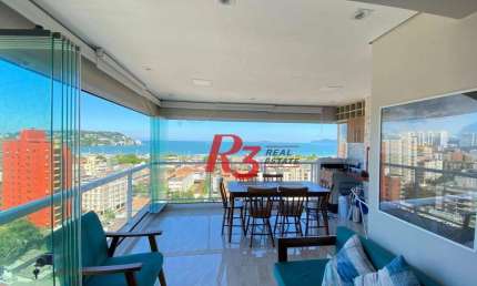 Apartamento com 2 dormitórios à venda, Vista Mar - Porteira Fechada no Guarujá/SP