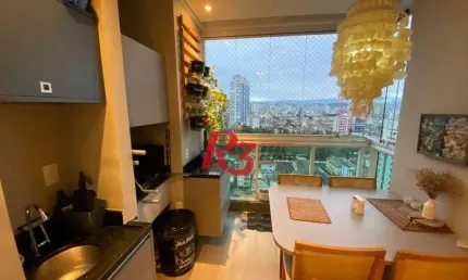Apartamento à venda, 80 m² por R$ 1.400.000,00 - Ponta da Praia - Santos/SP