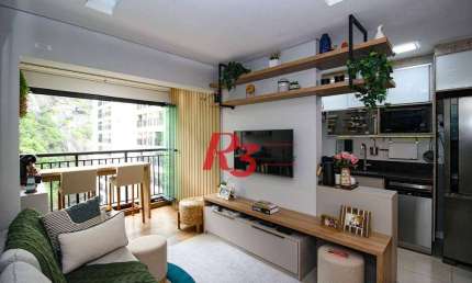 Apartamento à venda, 65 m² por R$ 840.000,00 - Marapé - Santos/SP