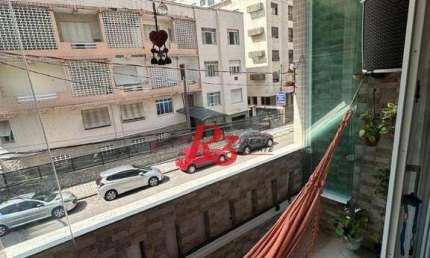 Apartamento com 2 dormitórios à venda, 101 m² por R$ 550.000,00 - Pompéia - Santos/SP
