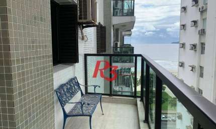 Apartamento com 3 dormitórios, 160 m² - venda por R$ 1.915.000,00 ou aluguel por R$ 9.918,50/mês - Boqueirão - Santos/SP
