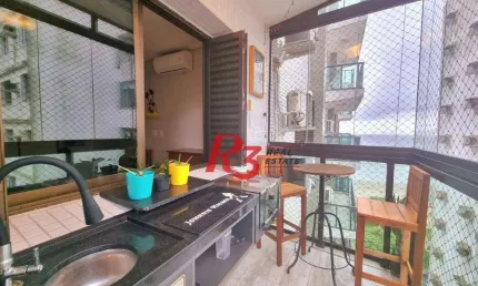 Apartamento à venda, 147 m² por r$ 1.800.000,00 - boqueirão - santos/sp