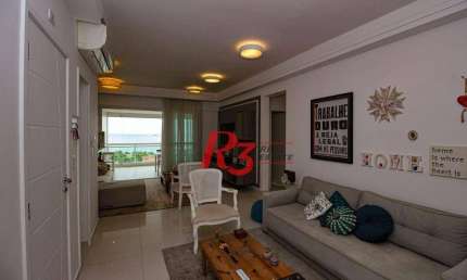 Apartamento para alugar, 158 m² por R$ 16.500,02/mês - Aparecida - Santos/SP