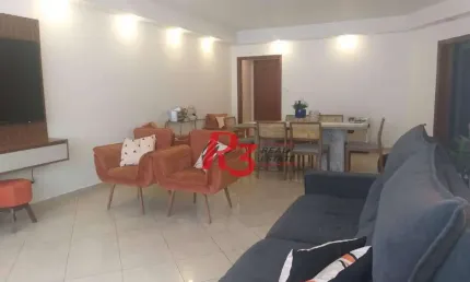 Apartamento com 3 dormitórios à venda, 156 m² por R$ 1.100.000,00 - Gonzaga - Santos/SP