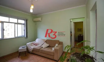 Apartamento à venda, 60 m² por R$ 385.000,00 - Gonzaga - Santos/SP