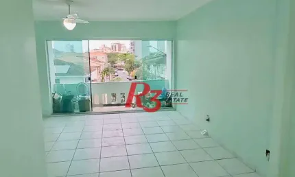 Apartamento à venda, 120 m² por r$ 490.000,00 - boqueirão - santos/sp