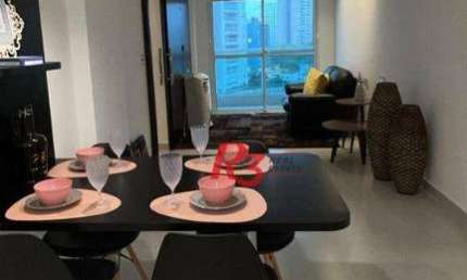 Apartamento com 2 dormitórios, 68 m² - venda por R$ 687.000,00 ou aluguel por R$ 4.500,00/mês - Marapé - Santos/SP
