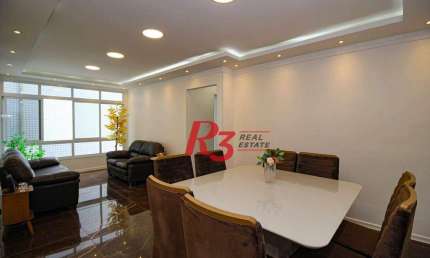 Apartamento com 3 dormitórios à venda, 100 m² por R$ 620.000,00 - Ponta da Praia - Santos/SP
