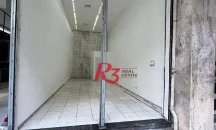 Loja para alugar, 80 m² por R$ 8.000,00/mês - Centro - Santos/SP