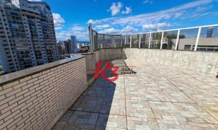 Cobertura à venda, 422 m² por R$ 1.660.000,00 - Ponta da Praia - Santos/SP