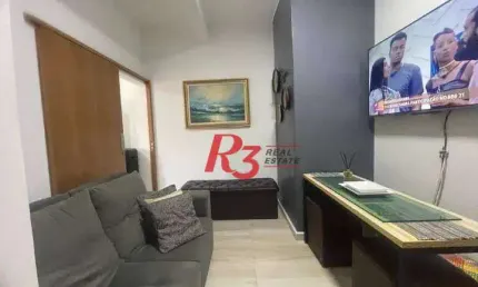 Apartamento à venda, 38 m² por R$ 340.000,00 - Ponta da Praia - Santos/SP