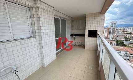 Apartamento para alugar, 92 m² por R$ 5.000,02/mês - Ponta da Praia - Santos/SP