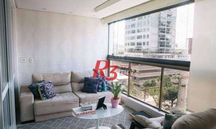 Apartamento à venda, 171 m² por R$ 2.200.000,00 - Embaré - Santos/SP