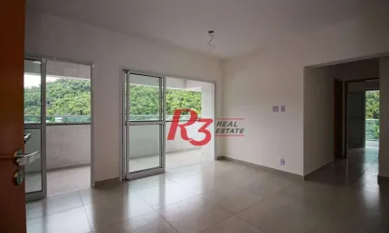 Apartamento com 02 quartos e varanda gourmet no marape em santos