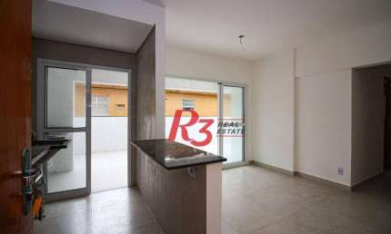 APARTAMENTO COM 2 QUAROS VARANDA GOURMET NO MARAPE EM SANTOS