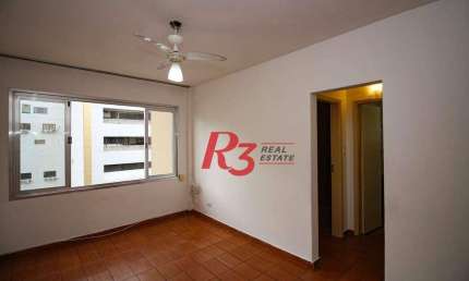 Apartamento com 1 dormitório à venda, 52 m² por R$ 375.000,00 - Gonzaga - Santos/SP