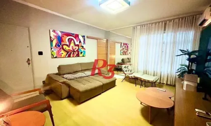 Apartamento à venda, 115 m² por R$ 620.000,00 - Gonzaga - Santos/SP