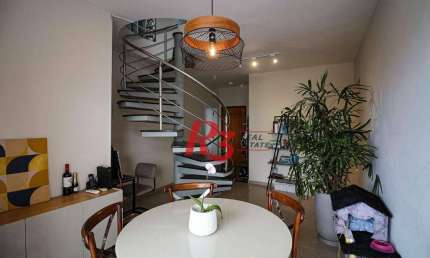Cobertura à venda, 157 m² por R$ 950.000,00 - Encruzilhada - Santos/SP