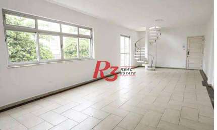 Apartamento Duplex com 5 Quartos à venda, 208 m² por R$ 960.000 - Embaré - Santos/SP
