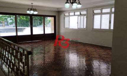 Casa com 3 dormitórios para alugar, 215 m² por R$ 6.908,00/mês - Ponta da Praia - Santos/SP