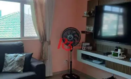R3 real estate vende! apartamento com 2 dormitórios à venda, 65 m² por r$ 270.000 - catiapoã - são vicente/sp
