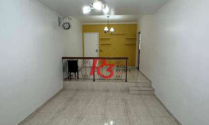 Apartamento com 3 dormitórios à venda, 130 m² por R$ 580.000,00 - Campo Grande - Santos/SP