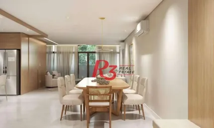 Apartamento à venda, 270 m² por r$ 2.950.000,00 - boqueirão - santos/sp
