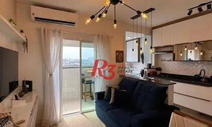 Apartamento à venda, 38 m² por R$ 450.000,00 - Macuco - Santos/SP
